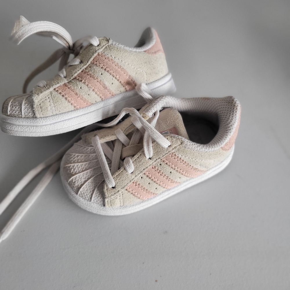 Adidas size 5 Toddler girl shoes